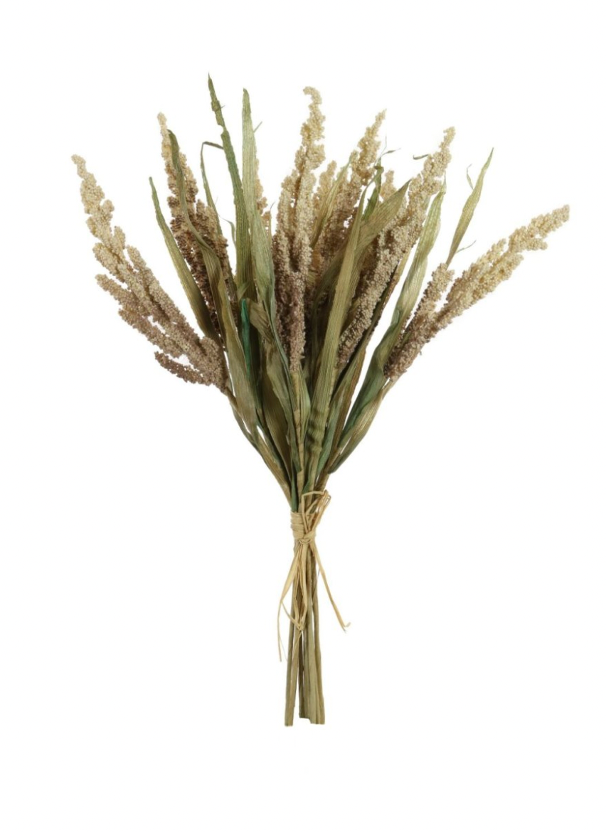 Dried Touch Reed Wheat Bunch